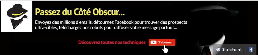 Blackhat marketing est la chaine Youtube de Sébastien Tissier et Julien Arcin